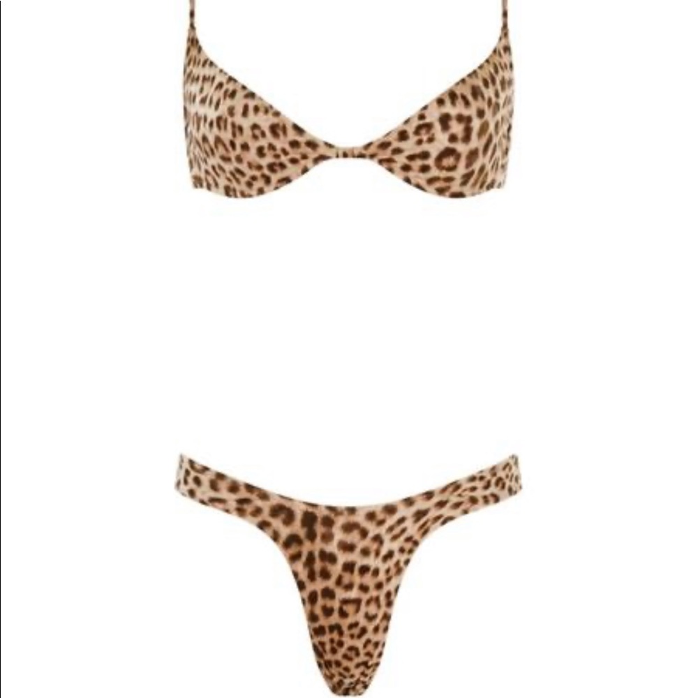 Monica hansen NWT leopard bikini  👙 - Picture 16 of 16